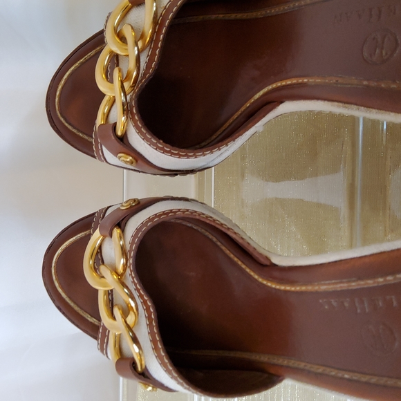 Cole Haan Slides with Chain Detail - Picture 12 of 14
